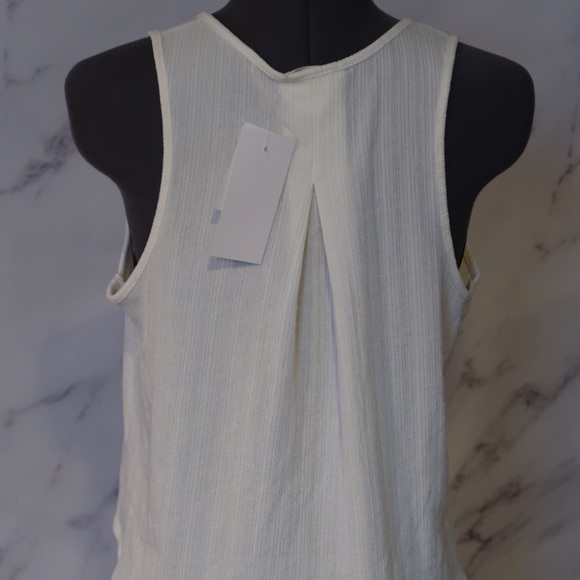 NWT marshalls Sienna Sky white blouse Sz M - Picture 3 of 5